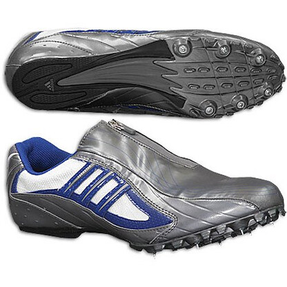 Adidas Unisex Meteor 2005 Track & Field Shoe Silver/Blue/White -114362