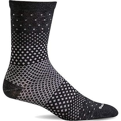 Sockwell Women's Plantar Ease Crew Socks Black Multi - SW72W-900
