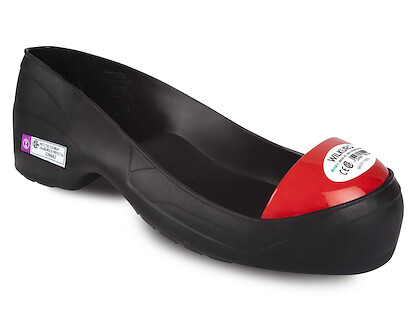 Wilkuro Unisex PVC Steel Toe Cap Over Shoes Black - WIL001-01 (WIL001-11)