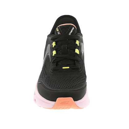 Skechers Women's Glide-Step ATLUS Hands Free Slip-INS Sneaker, BKMT=Black/Multi, 5.5