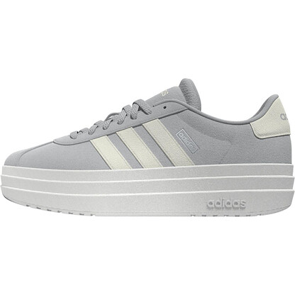 Adidas Women's VL Court Bold Platform Sneaker Grey/Off White/White - IF9784