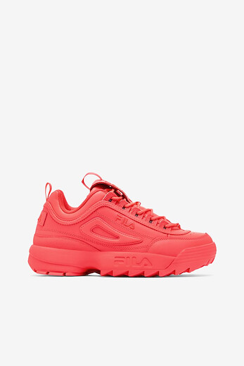 FILA Women's Disruptor II Sneaker Fiery Coral/Fiery Coral/Fiery Coral - 5XM01763-601