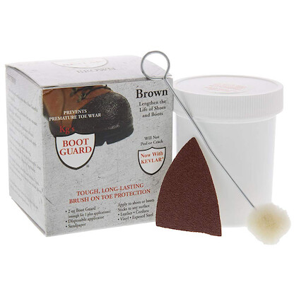 KG's Boot Guard Brush-On Protection for Work Boots Brown (2 oz) - KG2OZBR