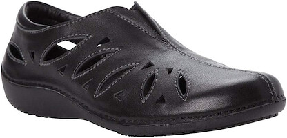 Propet Women's Cami Slip-On Black Leather - WCX034LBLK