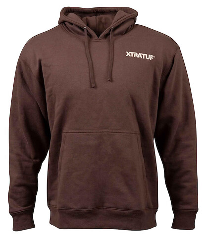 Xtratuf Alaskan Sneaker Hooded Sweatshirt, Brown, Size Medium