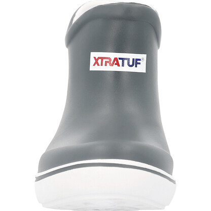 XTRATUF TUFS Little Kids Ankle Deck Boot - Size C8, Deep Storm - Lightweight, 100% Waterproof Rubber Footwear for Boys & Girls - Non-Marking, Slip-Resistant Outsole