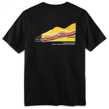 Danner Men's Painted Hills Tee, Accessories, XS Black