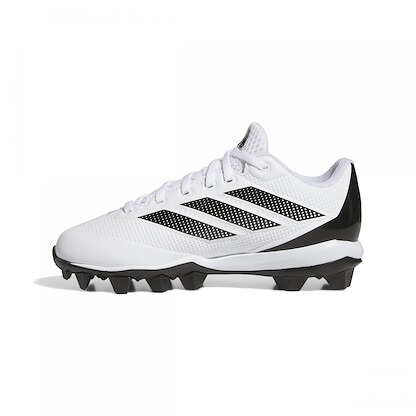 Adidas Unisex Kid's Adizero Impact 2.0 TPU Molded Baseball Cleats Cloud White/Core Black/Core Black - JH6761