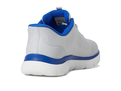 Skechers Men's Summits Leyter Hands Free Slip-in Sneaker,Gray/Blue,14