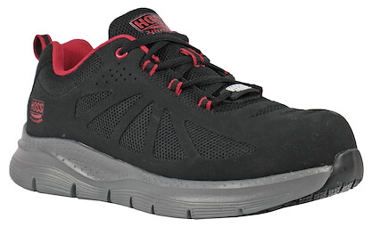 HOSS Men's Skyline Ultra Lite Carbon Composite Toe EH Work Shoe Black/Red - 10180