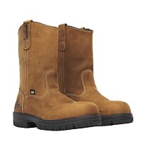 Thorogood Men's 11" Genesis Series Nano Composite Toe Waterproof Wellington Work Boot Chestnut - 804-4323
