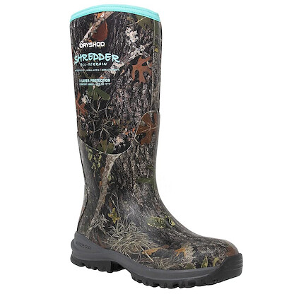 Dryshod Women's Shredder MXT Hunting Boot Camo/Blue - SHX-WH-CM