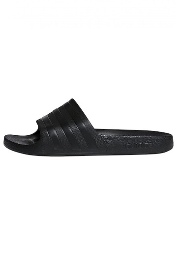 Adidas Unisex Adult Adilette Aqua Slides Black/Black/Black - F35550