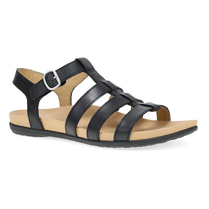 Dansko Women's Janice Sandal Black Calf - 6223100200