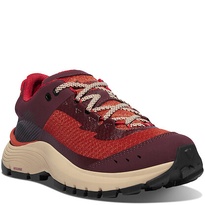 Danner Women's Trail Junction Hiking Shoe Chocolate/Rhodo Red - 65202