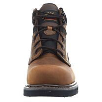 Thorogood Job-Site Series 6" Composite Safety Toe Waterproof Leather Work Boots for Men with Slip-Resistant Outsole, Size 12