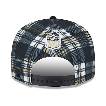 New Era Men's Black New Orleans Saints 2024 Sideline Statement 9FIFTY Snapback Hat