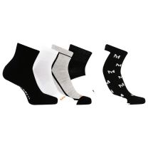 Merrell Unisex Recycled Cushion Hiking Ankle Sock - Arch Support and Moisture Wicking 6 pair per pack, Black Multi-Colored,9.5-12 Women's / 8.5-13