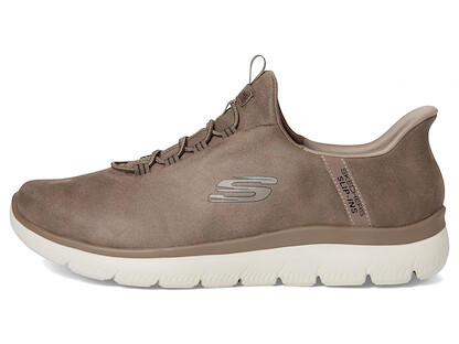 Skechers Men's Summits Korlo Hands Free Slip-in Sneaker,Brown,7.5