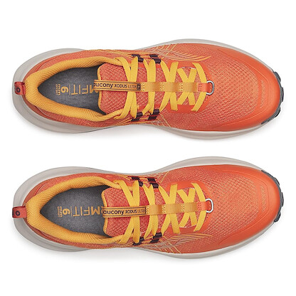 Saucony Men's Xodus Ultra 4 Sneaker, Amber/Autumn, 7
