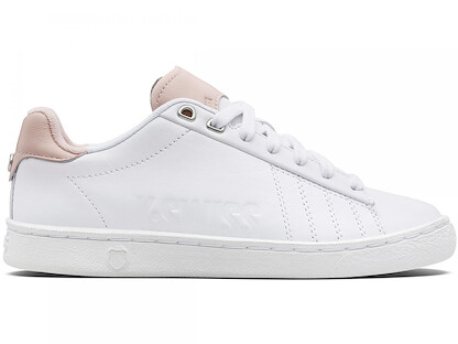 K-Swiss Women's Court '66 Sneaker White/Peachy Keen - 96991-144