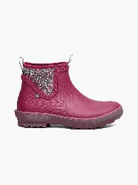 BOGS Women's Harper Chelsea Slip On Waterproof Garden Boots Berry - 73478-65