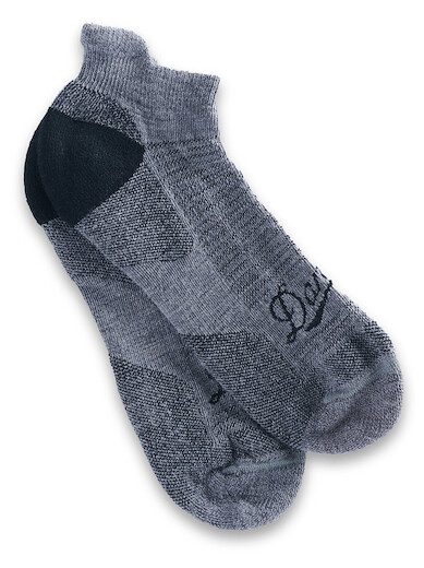 Danner Men's Run Time Lightweight Ankle Socks Gray/Black - 75023