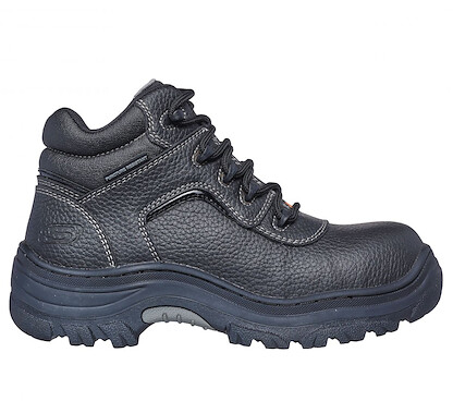SKECHERS WORK Women's Burgin - Coralrow Composite Toe Work Boot Black - 77288-BLK