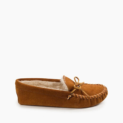 Minnetonka Men's Pile Lined Softsole Slipper Brown - 763-BRN