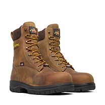 Thorogood Men's 8" Genesis Series Nano Composite Toe Waterproof Work Boot Chestnut - 804-4249
