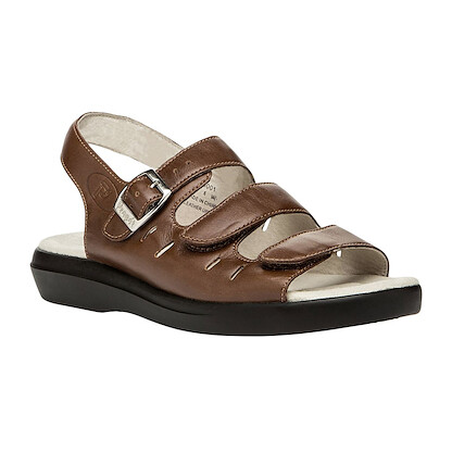 Propet Women's Breeze Walker Sandal Teak Brown - W0001TK