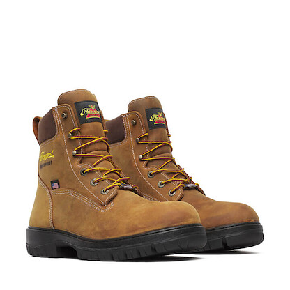 Thorogood Men's 6” Genesis Composite Toe Waterproof Work Boot Chestnut Brown - 814-4149