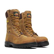 Thorogood Men's 8" Genesis Series Soft Toe EH Waterproof Work Boot Chestnut - 814-4249