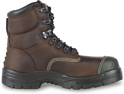 OLIVER Men's 6" 55 Series Steel Toe ESD Heat Resistant Work Boot Brown Nubuck - 55231