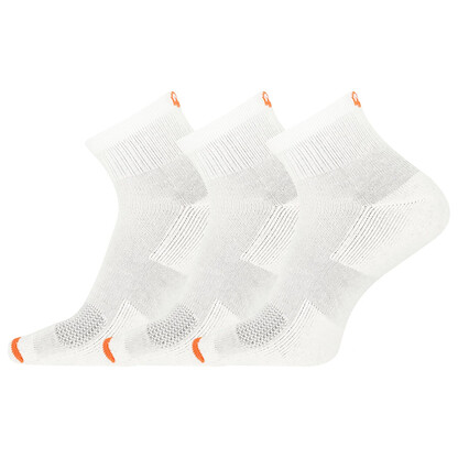 Merrell Unisex Cushioned Cotton Quarter Socks White (3 pairs) - MEA33565Q3B2001-WHITE
