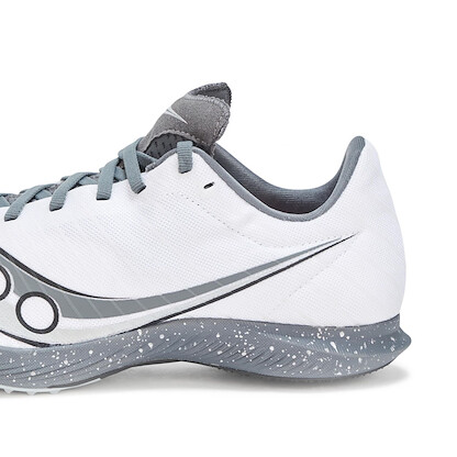 Saucony Men's Velocity MP Sneaker, White/Carbon, 7