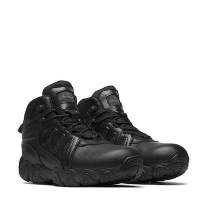 Thorogood Men's Crosstrex Series Soft Toe Polishable Side Zip  BBP Waterproof HIker Work Boot Black - 834-6385