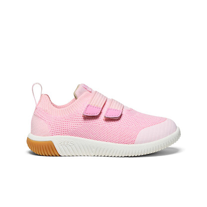 KEEN Unisex Big Kids' KNX Knit Double Strap Everyday Sneaker Pink-A-Boo/Moonlite Mauve - 1030706