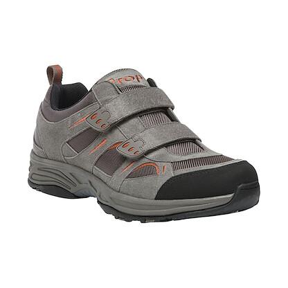Propet Men's Connelly Strap Walking Shoe Gunsmoke/Orange - M5502GUO