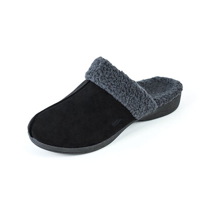 PowerStep® ArchWear™ Women's Slippers Black/Charcoal - 8855-15