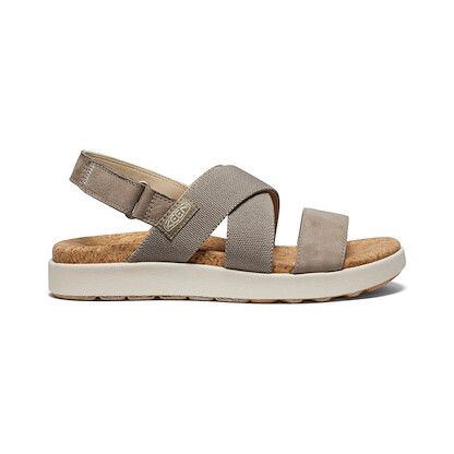 KEEN Women's Elle Criss Cross Sandal Brindle/Birch - 1028630