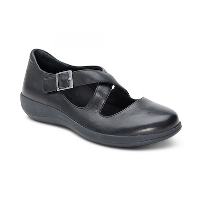 Aetrex Women's Paisley Maryjane Black Leather - DM470W