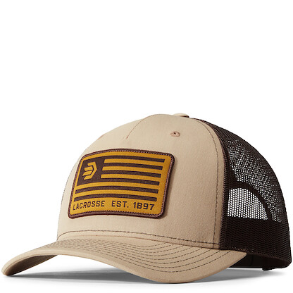 LaCrosse Banner Trucker Hat Khaki/Coffee - 918620