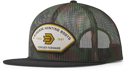 LaCrosse Unisex Foamie Trucker Hat Green Camo - 918632