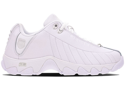 K-Swiss Women's ST329 CMF Sneaker White/Silver - 93426-155