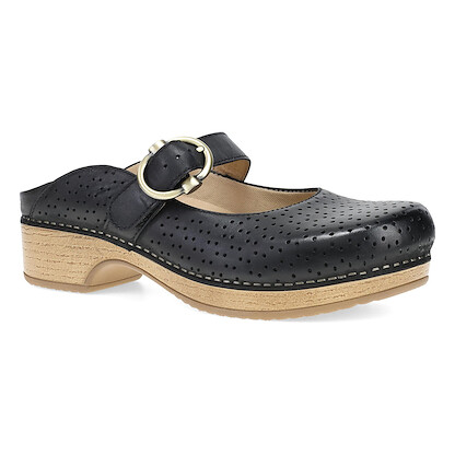 Dansko Women's Blaire Black Burnished Calf Leather - 9443021400