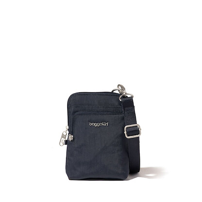 Baggallini Securtex Anti-Theft Activity Crossbody Bag French Navy - AAC459-B0576