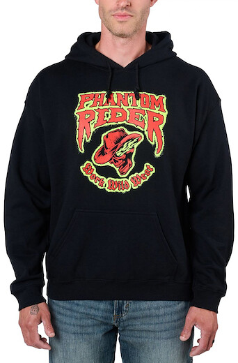 Phantom Rider Men's Work Wild West Hoodie Black - AC010