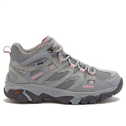 Hi-Tec Women's Apex Lite Mid WP Medium Grey/Light Pink (Alloy/Zephr) - N8089NJN