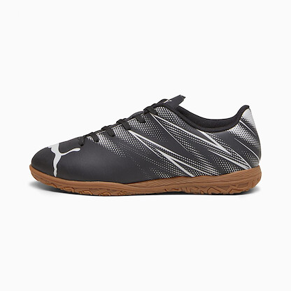 PUMA Unisex Kids' Attacanto Indoor Soccer Cleats Black/Silver Mist - 10748201